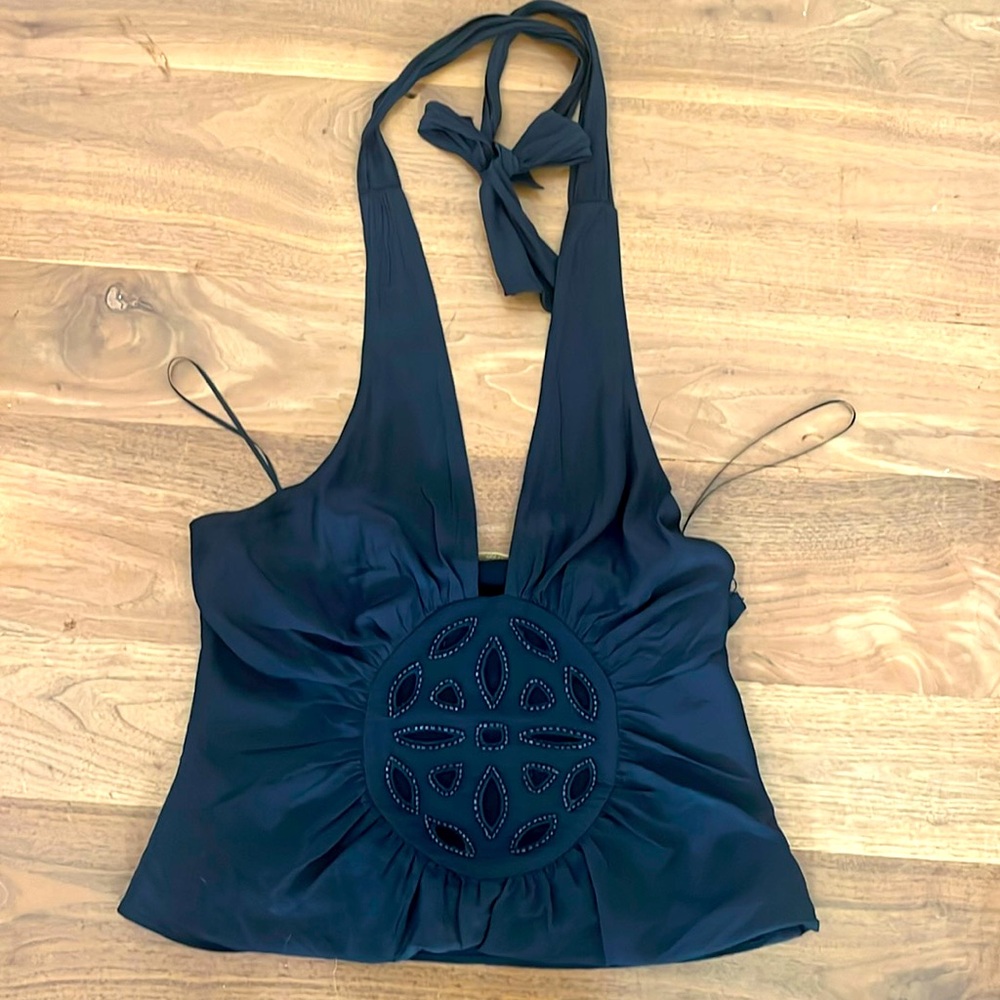 Ramy brook embellished halter